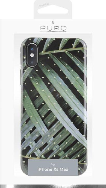 Immagine prodotto Puro Glam Tropical Leaves - Custodia per iPhone Xs Max (Foglie brillanti) (Apple iPhone XS Max)