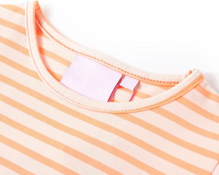 Actual product image VidaXL Children's T-shirt neon orange 104,Material: 95 % cotton. 5 (104)