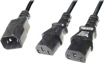 Actual product image Lindy IEC C14 to IEC power cable (3 m)