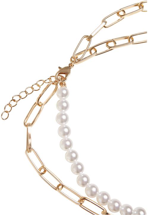 Immagine prodotto Urban Classics collana a strati con croce di perle (Array, 40% di lega di zinco, ABS, Tessuto esterno 1: 60% poliuretano termoplastico)