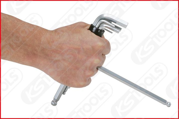 Produktbild KS Tools 3-in-1 Innensechskant-Winkelstiftschlüssel-Satz