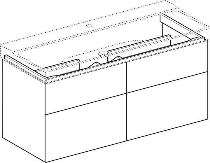 Produktbild Geberit 500.518.00.1 (117.5 x 46.5 x 53 cm)