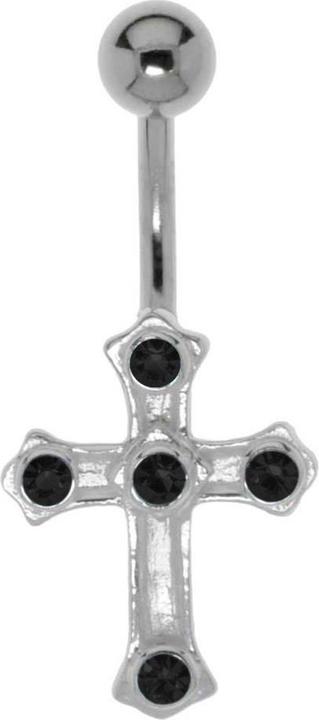 Bijouteria Bauchpiercing (Chirurgenstahl 316L, Kristall, Silber 925)