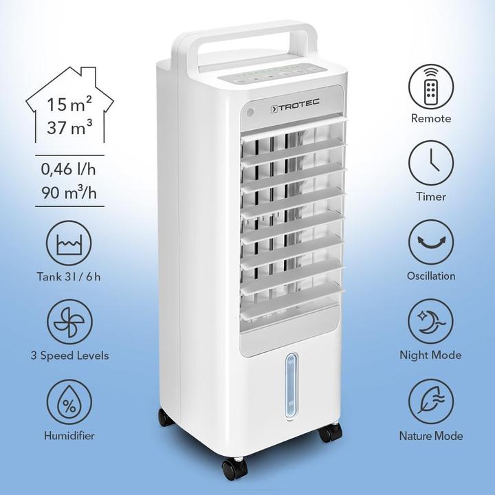 Actual product image Trotec 3-in-1 air cooler PAE 12 (15 m²)