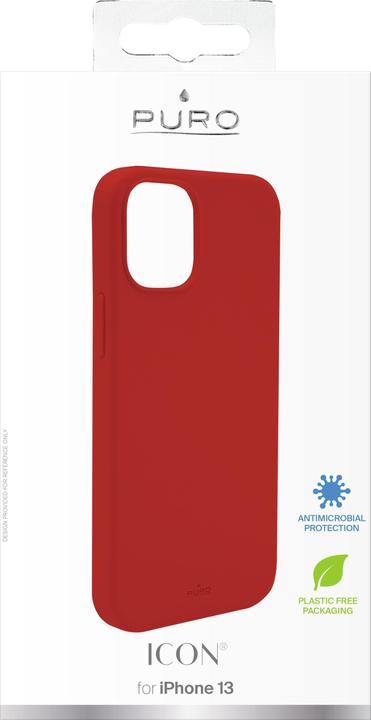 Immagine prodotto Puro Custodia per iPhone 13, rosso (Apple iPhone 13)