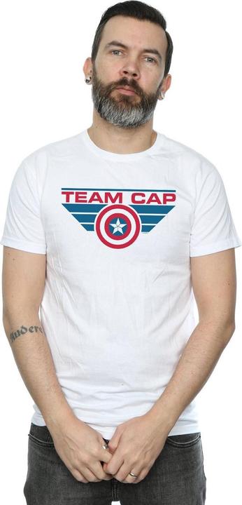 Immagine prodotto Captain America Civil War Team Cap Maglietta Uomo (3XL)