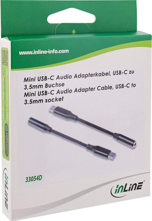 Image du produit InLine Câble adaptateur audio USB-C (Adaptateur jack)