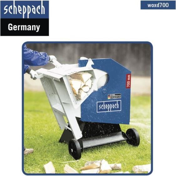 Actual product image Scheppach Made in Germany 700 mm tilting circular saw incl. patented safety flap & direct drive