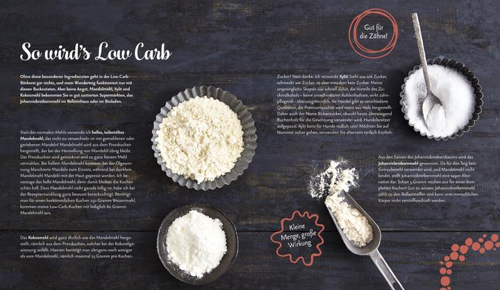 Produktbild 40 Low-Carb-Kuchen aus 1 Teig (Deutsch, Beate Strecker, 2018)
