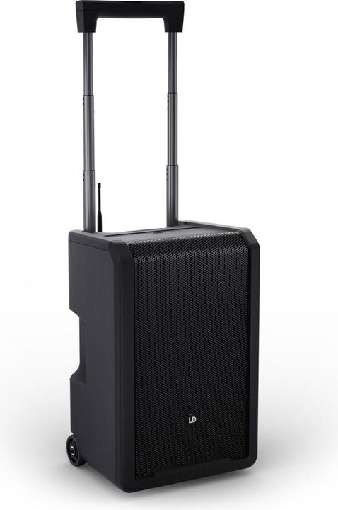 Actual product image LD Systems ANNY® 10 BPH B8 - 10" mobile Bluetooth® PA speaker with rechargeable battery, mixer and 1x headset (1x 80 W)
