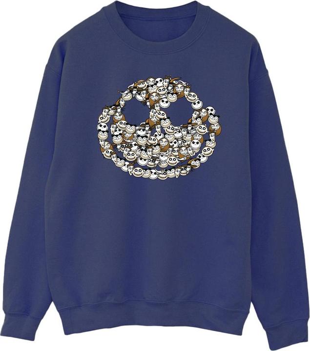 Actual product image The Nightmare Before Christmas Mens Faces Sweatshirt (XXL)
