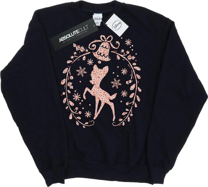 Disney Bambi Christmas Wreath Sweatshirt Jungen