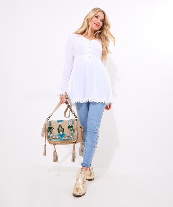 Image du produit Joe Browns Lace Trim Embroidered Tunic (38)