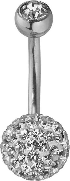 Bijouteria Bauchpiercing (Edelstahl, Kristall)