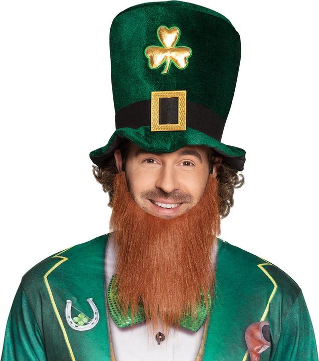 Actual product image Boland St Patrick's Day hat Leprechaun: With beard