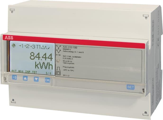 Actual product image ABB A43 213-100 Three-phase meter, M-Bus