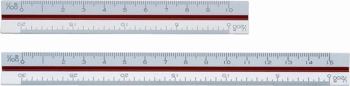 Actual product image Linex 347 Triangular Mini Scale (15 cm)