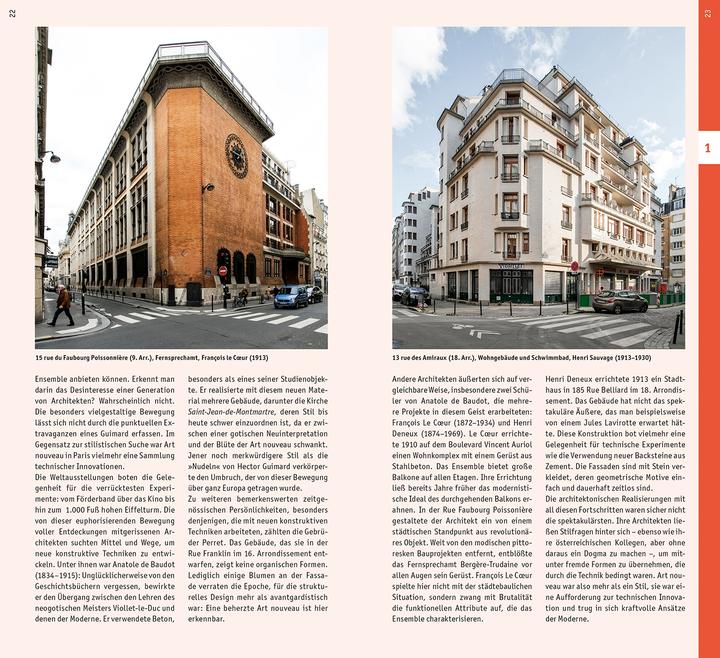 Actual product image Architekturführer Paris (German, Jean-Philippe Hugron, 2024)