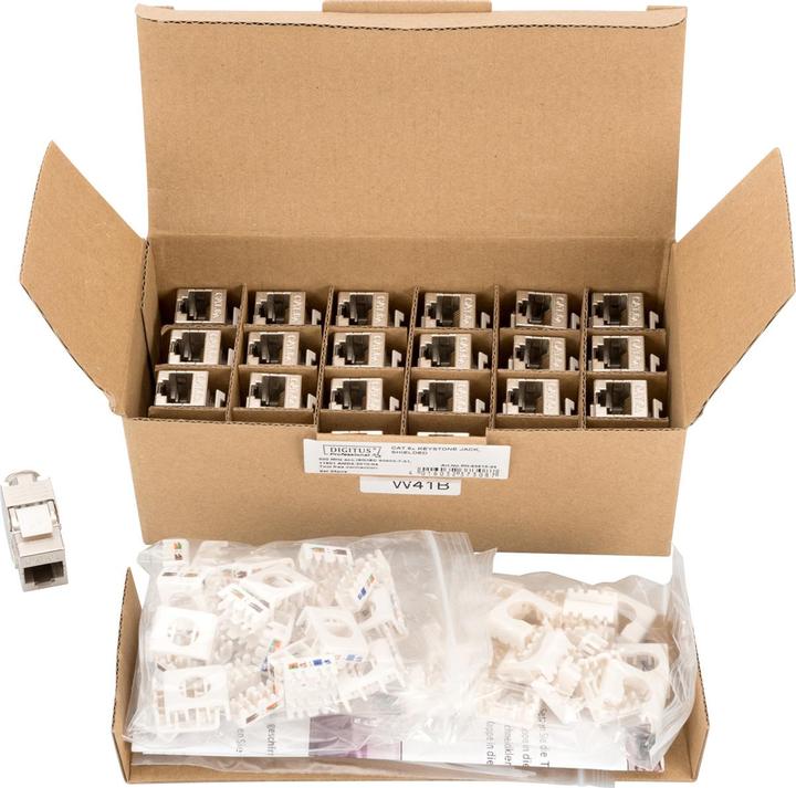 Actual product image Digitus CAT6A Keystone module (Keystone module)