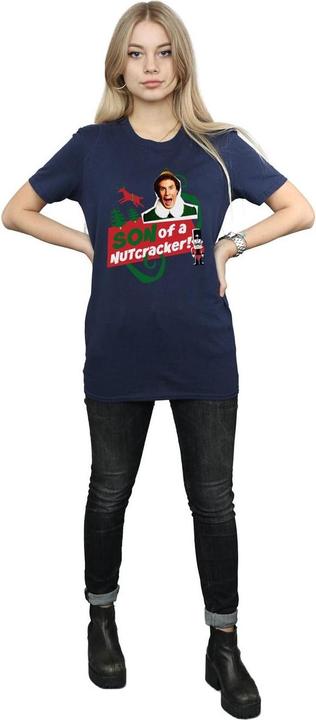 Immagine prodotto Elf Son Of A Nutcracker Boyfriend Fit Maglietta Ampia Donna (M)