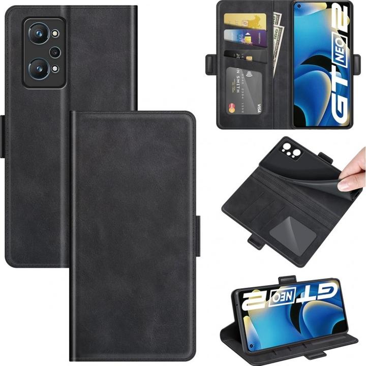 Actual product image Screenguard Realme GT Neo2 CardLounge Leather Case (Realme GT Neo 2)