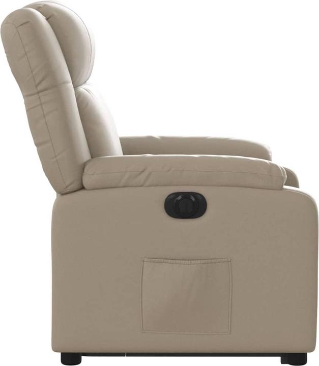 Produktbild VidaXL Relaxsessel mit Aufstehhilfe Elektrisch Cappuccino Kunstleder