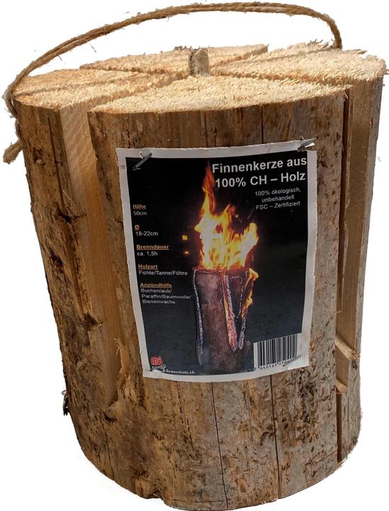 Fin candle 25 cm