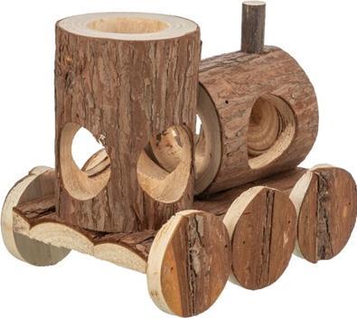 Actual product image Trixie Trein Levin Voor Muizen Schorshout - 17X12X14 Cm
