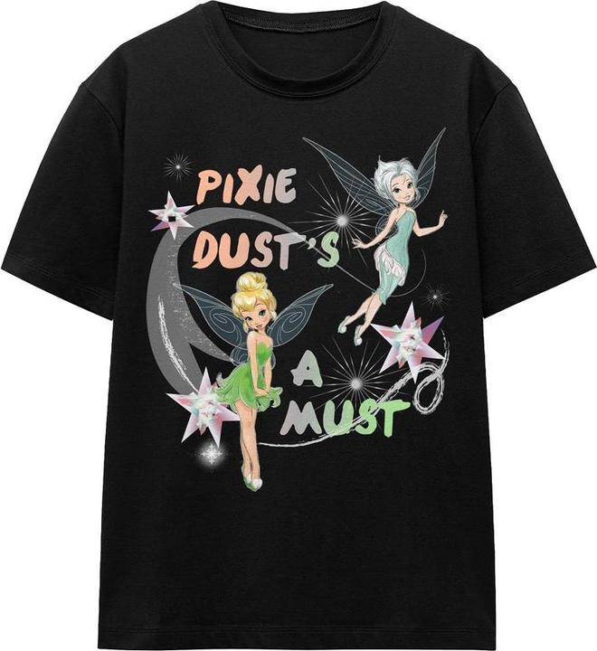 Actual product image Disney Interactive Studios Unisex Adult Pixie Dust's A Must Tinker Bell & Periwinkle T-Shirt (XL)