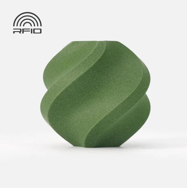Actual product image Bambu Lab PLA CF - Matcha Green - 1.75mm (PLA, 1.75 mm, Green)