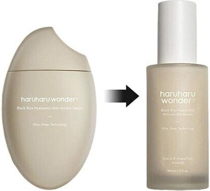 Actual product image Haruharu Wonder Wonder Black Rice Hyaluronic Anti-Wrinkle Serum 1.6 fl. oz / 50 ml (50 ml)