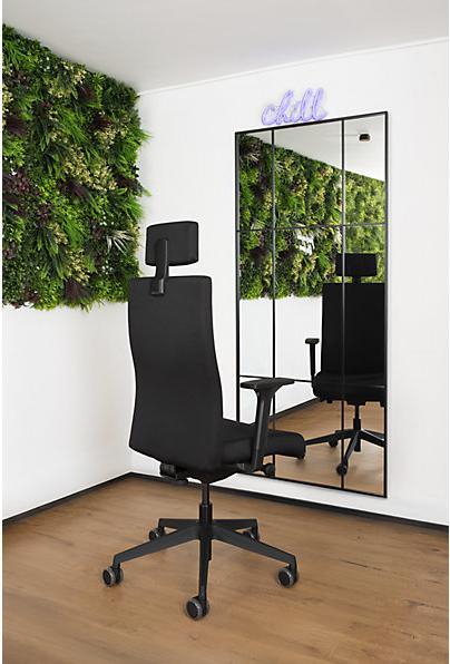 Produktbild Trendoffice DAUPHIN Bürostuhl to-strike comfort mit Nackenstütze 9246 Stoff schwarz Gestell (9246)