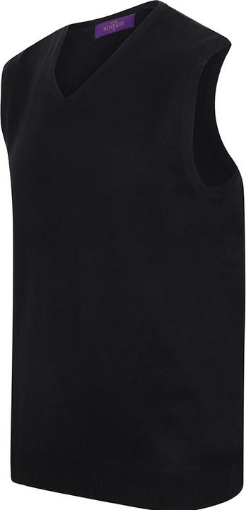 Actual product image Henbury Fine Knit Sweater With V Neckline (S)