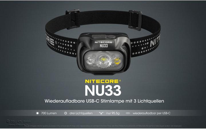 Produktbild Nitecore NU33 - 700 Lumen (700 lm)