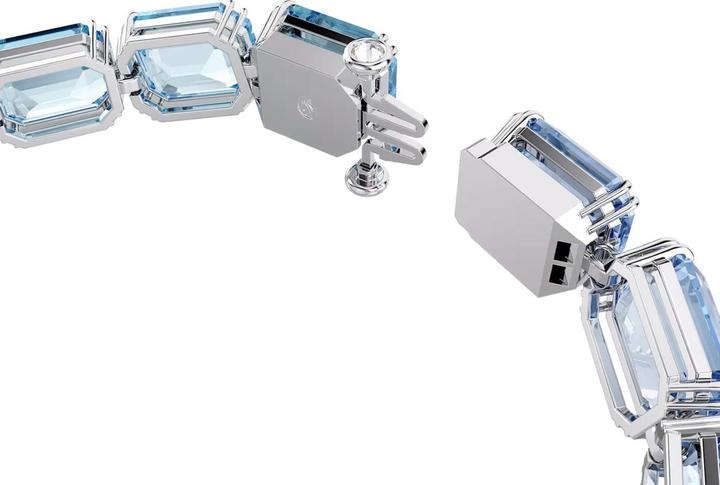 Actual product image Swarovski Millenia bracelet octagon cut colour gradient blue (19 cm, Swarovski Metal)
