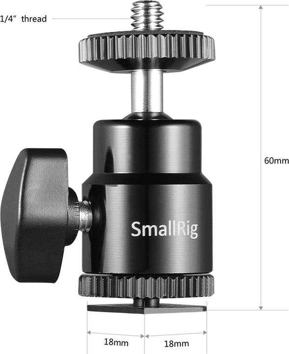 Immagine prodotto SmallRig Supporto per telecamera a slitta alimentata (Accessori video vari)