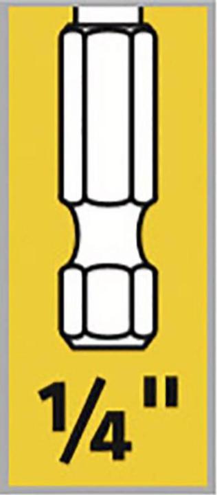 Actual product image Alpen Carbide concrete drill /4 Hexagonal shank (6 mm)