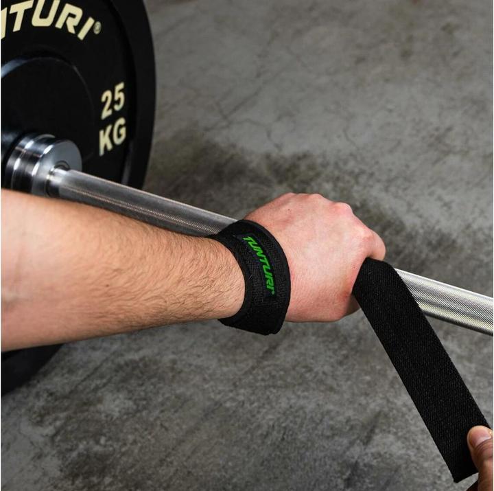 Actual product image Tunturi Powerlifting Straps Zugriemen Zughilfen