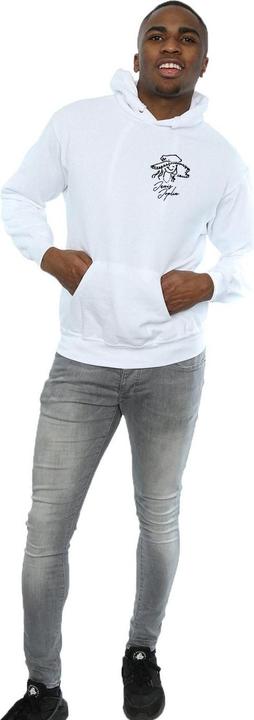 Actual product image Janis Joplin Mens Outline Sketched Hoodie (L)