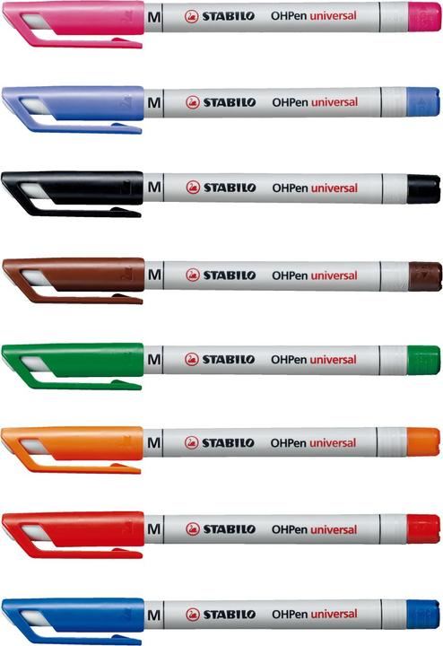 Actual product image STABILO OHPen universal foil pen water-soluble (Black, 10 x)