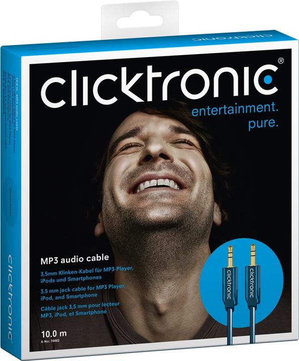 Actual product image clicktronic 3.5mm jack - 3.5mm jack (10 m, 3.5mm jack (AUX))