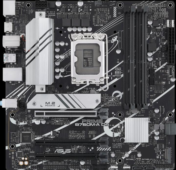 ASUS PRIME B760M-A D4-CSM (LGA 1700, Intel B760, mATX)