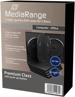 Produktbild MediaRange DVD-Hüllen für 5 Discs