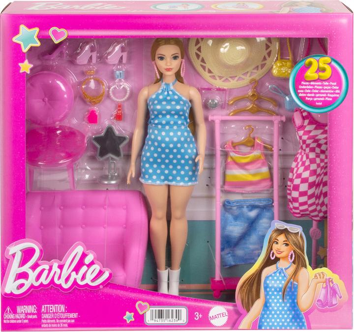 Actual product image Barbie Doll, Playset and Accessories