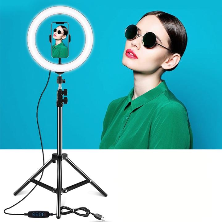 Image du produit Puluz PKT3035 Lampe vidéo selfie 26cm (éclairage annulaire)