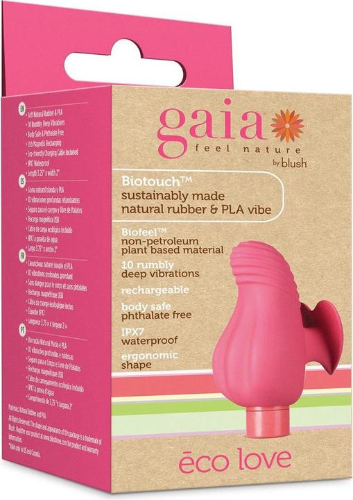 Image du produit Gaia Vibromasseur Eco Love - Corail