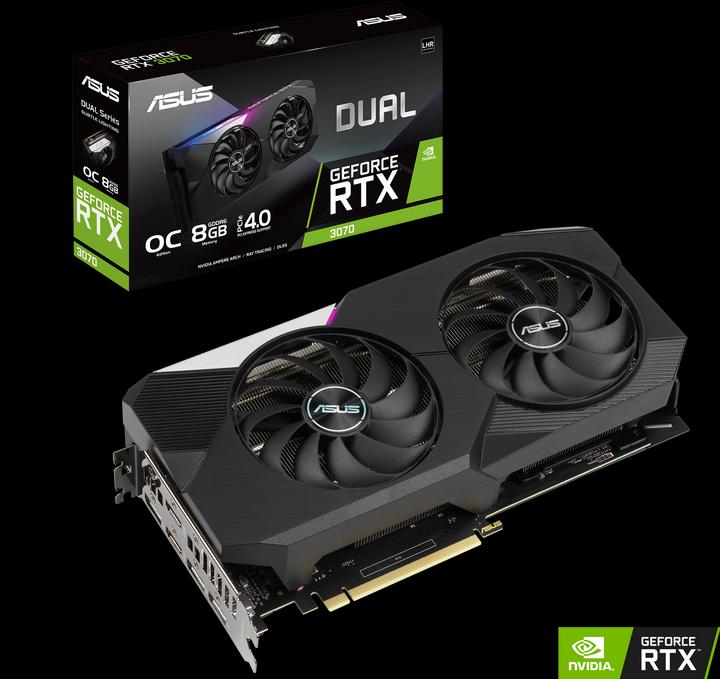 Produktbild ASUS GeForce DUAL RTX 3070 O8G V2 (8 GB)