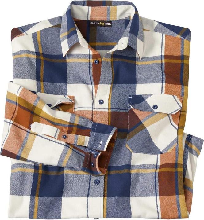 Produktbild Atlas For Men Kariertes Flanellhemd (L)