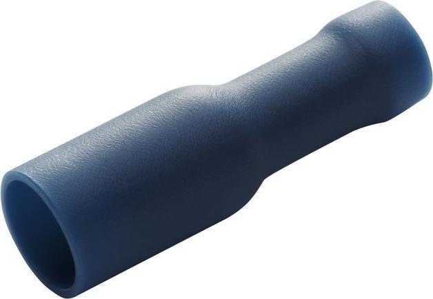 Produktbild RND Crimpkontakt, Blau, Buchse, 1.5... 2.5mm², PVC, 11mm, Packung à 100 Stück