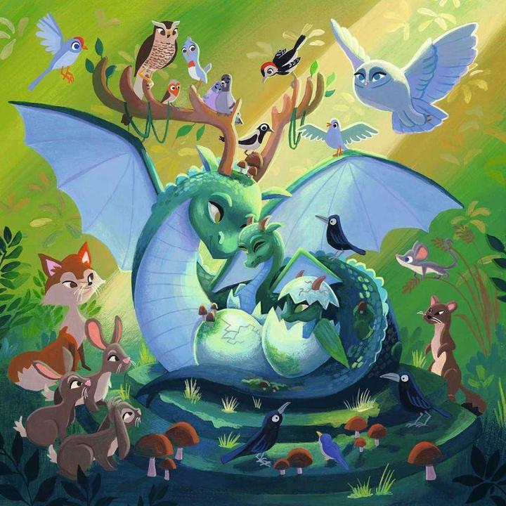 Produktbild Ravensburger Puzzle Einhorn, Drache und Fee (49 Teile)